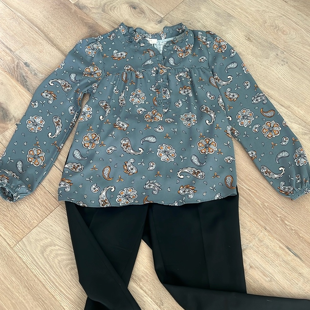 LOFT Long-Sleeve Blouse - XSP